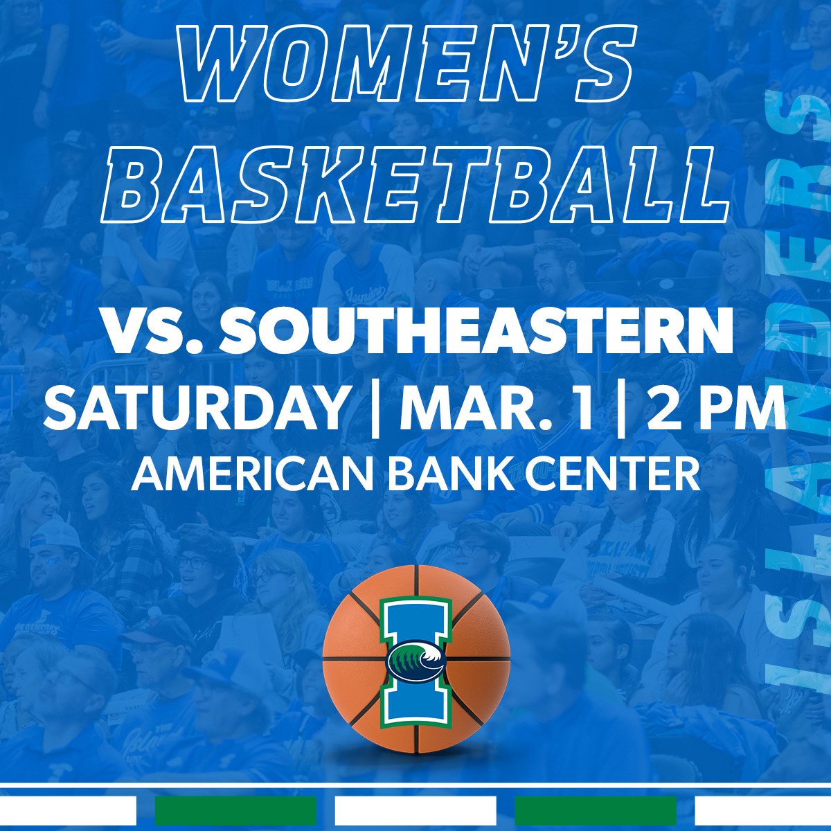 Islanders Women’s Basketball vs. Southeastern LA 