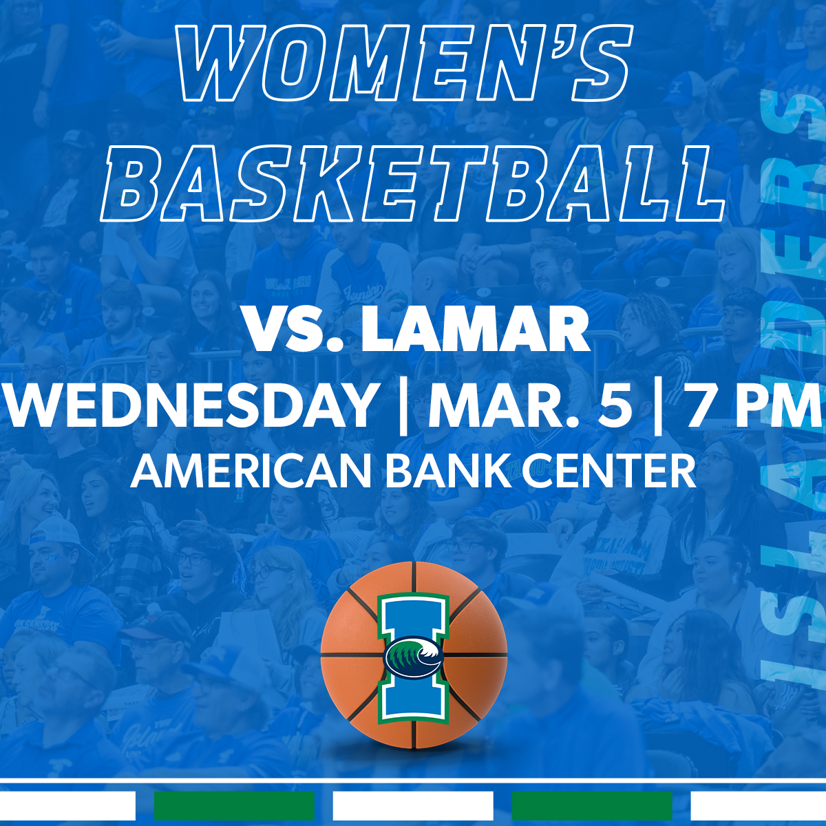 Islanders Women’s Basketball vs. Lamar 