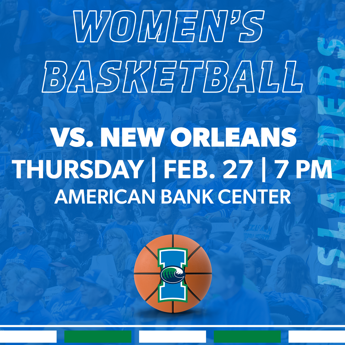 Islanders Women’s Basketball vs. New Orleans 