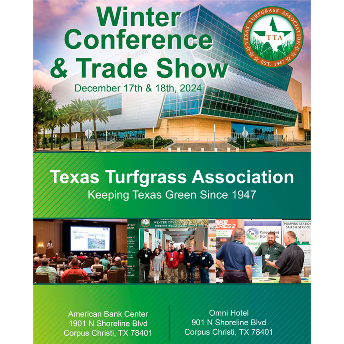 Texas Turfgrass Association Winter 2024 Conference 